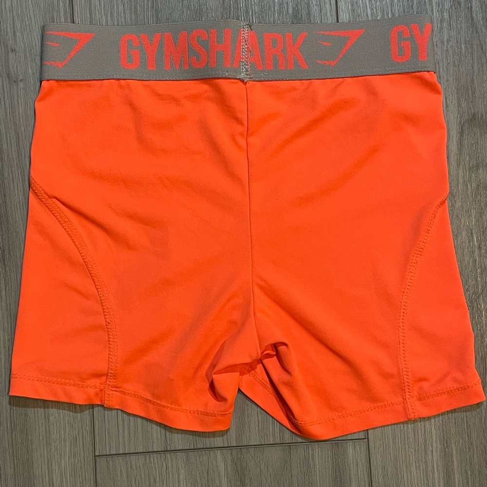 Gym Shark Neon Orange Shorts